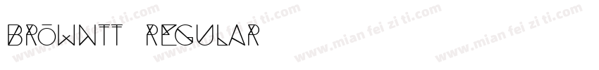 BrownTT Regular字体转换